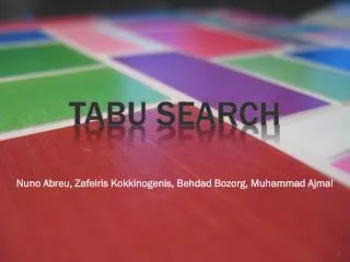 TABU SEARCH