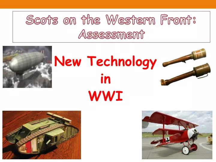 new technology in wwi