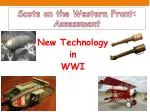 New Technology in WWI - slide 1