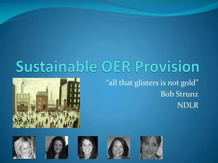 sustainable oer provision