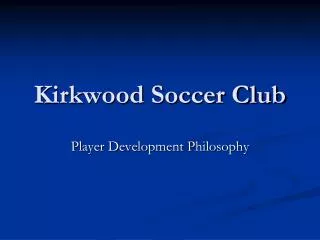 Kirkwood Soccer Club