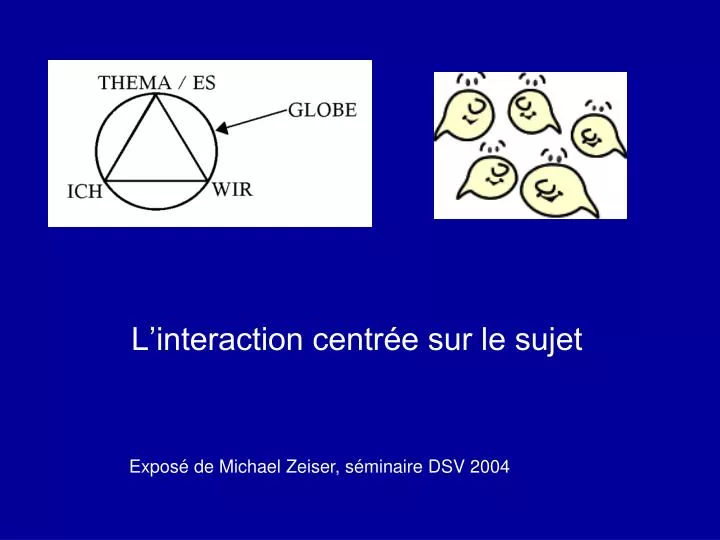 l interaction centr e sur le sujet