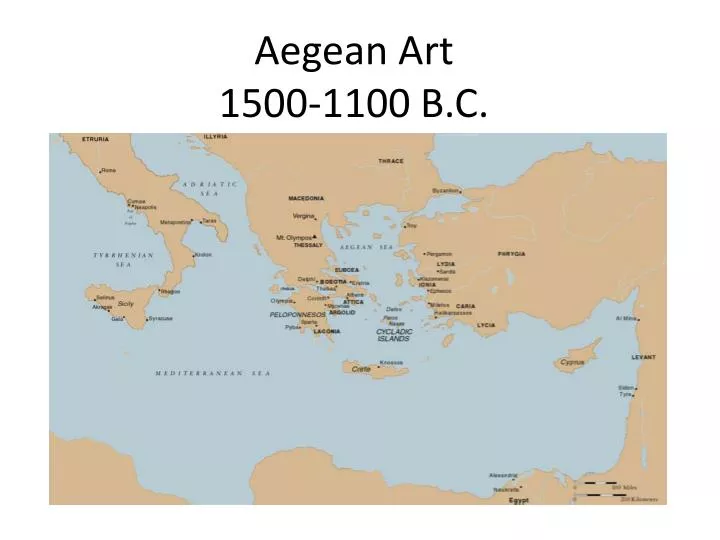 aegean art 1500 1100 b c