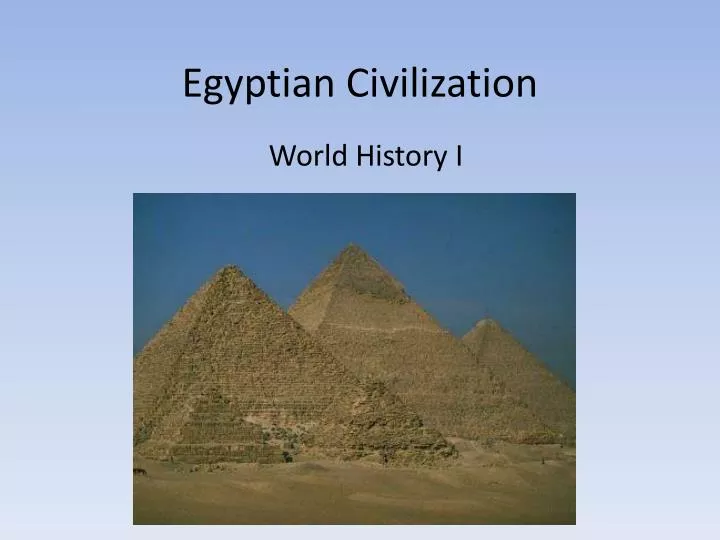 egyptian civilization