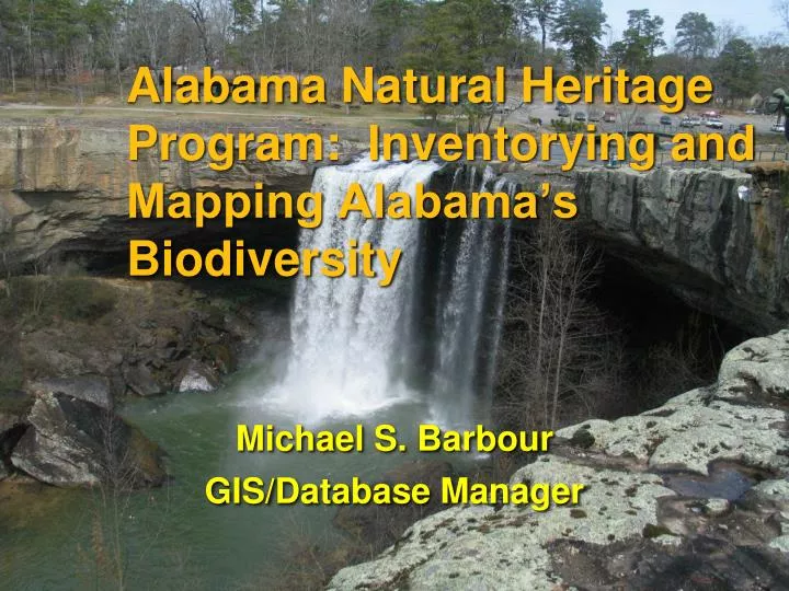 alabama natural heritage program inventorying and mapping alabama s biodiversity