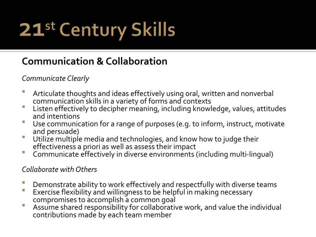 PPT - 21 st Century Skills PowerPoint Presentation, free download - ID ...