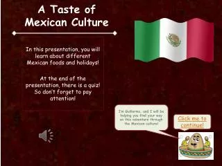 A Taste of Mexican Culture