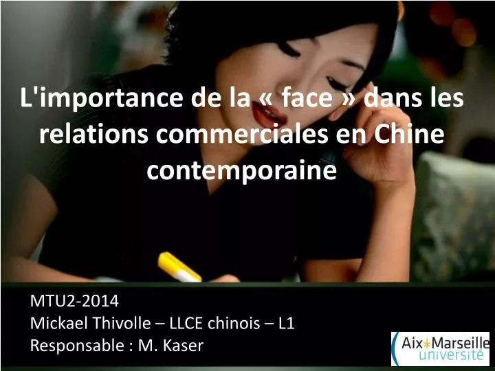 l importance de la face dans les relations commerciales en chine contemporaine