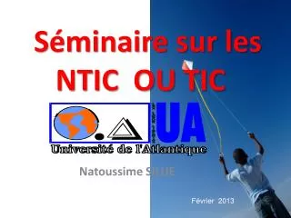 s minaire sur les ntic ou tic