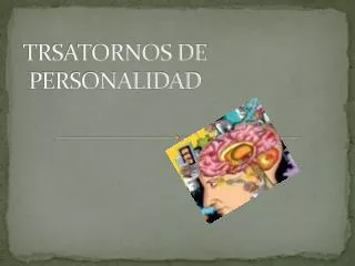 trsatornos de personalidad