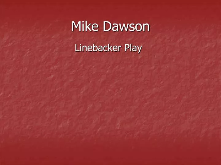 mike dawson