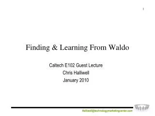 Finding &amp; Learning From Waldo