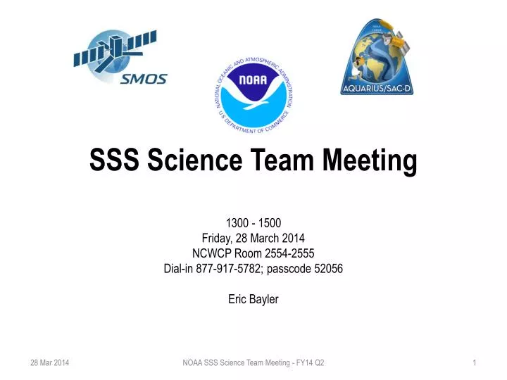 sss science team meeting