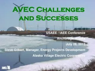 AVEC Challenges and Successes
