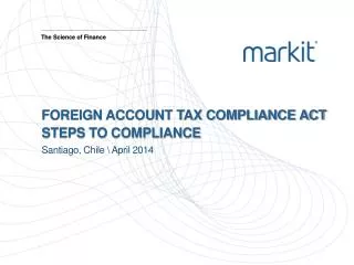 Foreign Account Tax Compliance Act Steps to Compliance