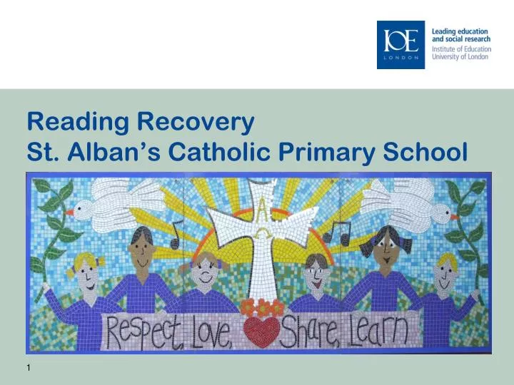 reading recovery st alban s catholic primary school