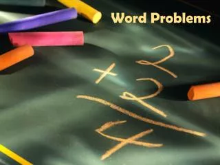 word problems