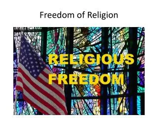 freedom of religion