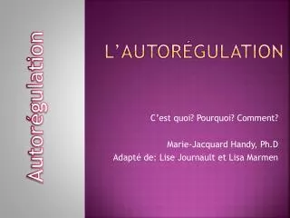 l autor gulation