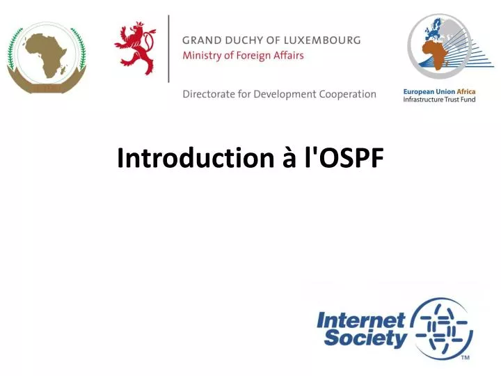 introduction l ospf