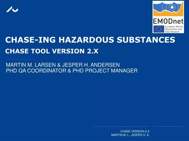 chase ing hazardous substances chase tool version 2 x