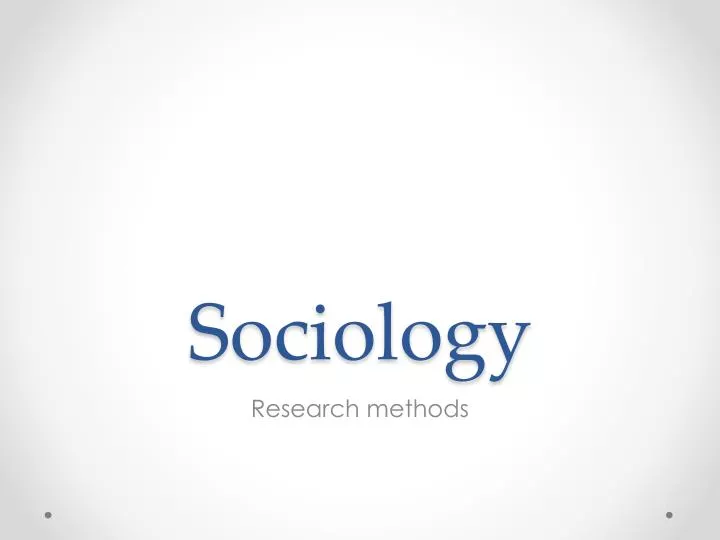 sociology