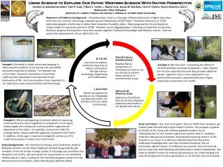 Using Science to Explore Our Paths: Western Science With Native Perspective