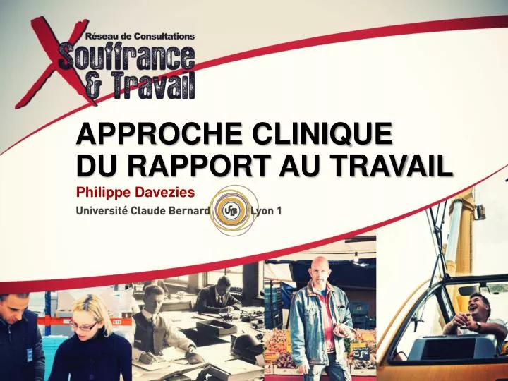 approche clinique du rapport au travail