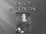 Emily Dickinson - slide 1