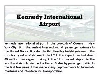 Kennedy International Airport