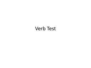 Verb Test