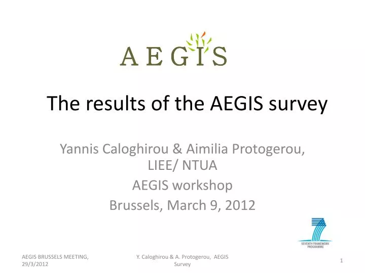 the results of the aegis survey
