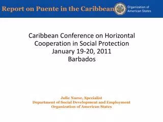Report on Puente in the Caribbean