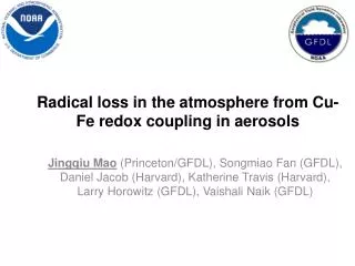 Radical loss in the atmosphere from Cu-Fe redox coupling in aerosols