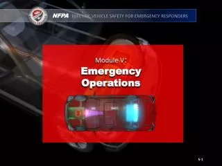 Module V : Emergency Operations