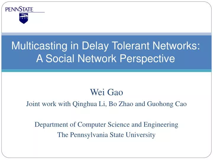 multicasting in delay tolerant networks a social network perspective