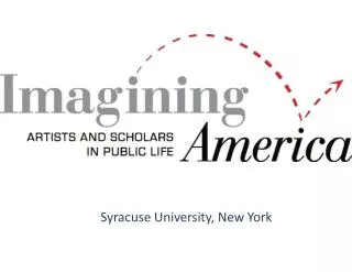 Artists and Scholars in Public Life