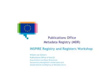 Publications Office Metadata Registry (MDR)