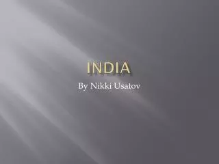 India