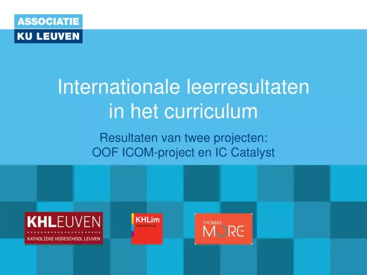 internationale leerresultaten in het curriculum