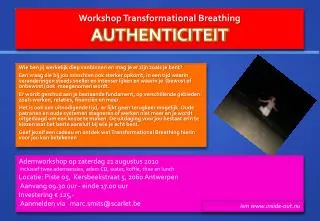 workshop transformational breathing authenticiteit