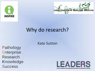 Why do research?