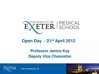 Open Day - 21 st April 2012