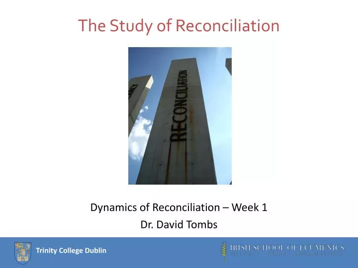 the study of reconciliation
