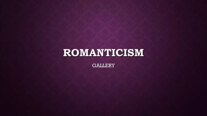 romanticism