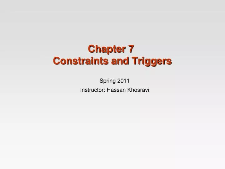chapter 7 constraints and triggers