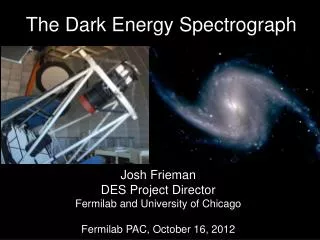 The Dark Energy Spectrograph