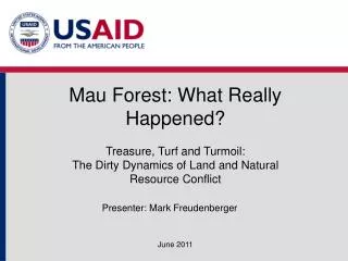 Mau Forest: What Really Happened?
