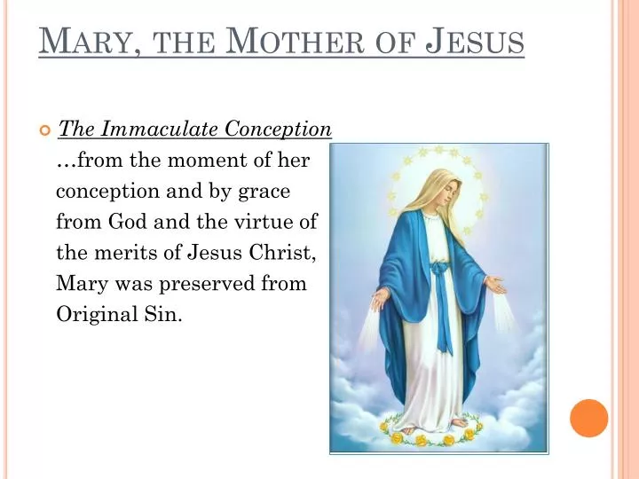 mary the mother of jesus