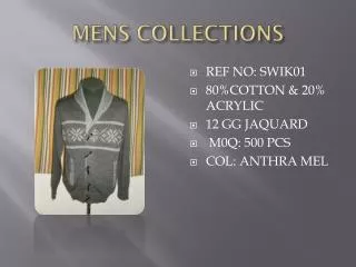 MENS COLLECTIONS